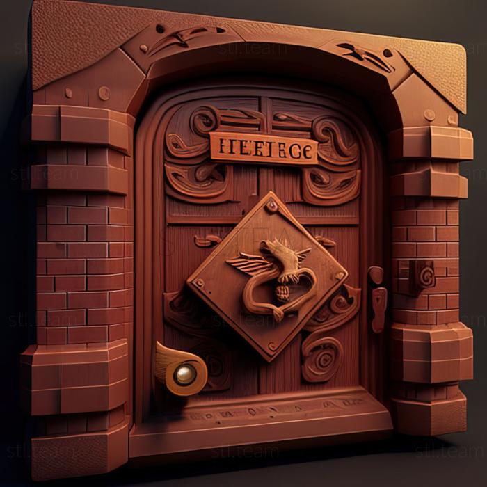 3D модель Творець LEGO Гаррі Поттер і Таємна кімната ga (STL)